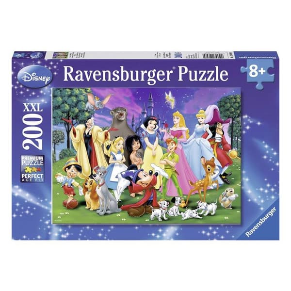 Puslespil 200 dele XXL: De store Disney-figurer