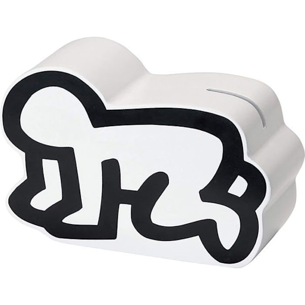 Vilac - Keith Haring spargris Vit och svart