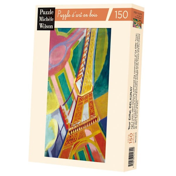 Puu-puzzle 150 palasta Michèle Wilson - Delaunay: Eiffel-torni - 4-vuotiaille ja sitä vanhemmille