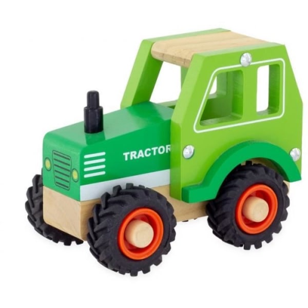 Träleksak - Ulysses - Min lilla gröna traktor - Blandat - Från 12 månader - Plasthjul