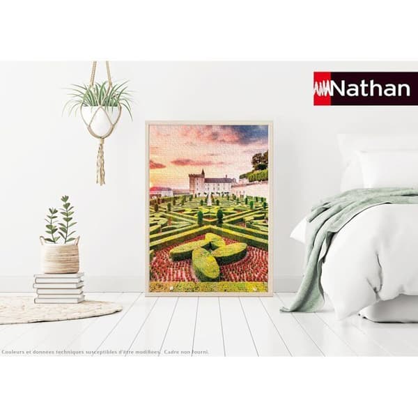Nathan - Puzzle Château de Villandry 1000 dele - RAVENSBURGER Vit