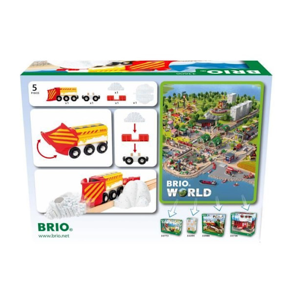 BRIO-lumiaurajuna - Lisävarusteet Puinen junarata - Sekaversio 3-vuotiaasta alkaen Grön