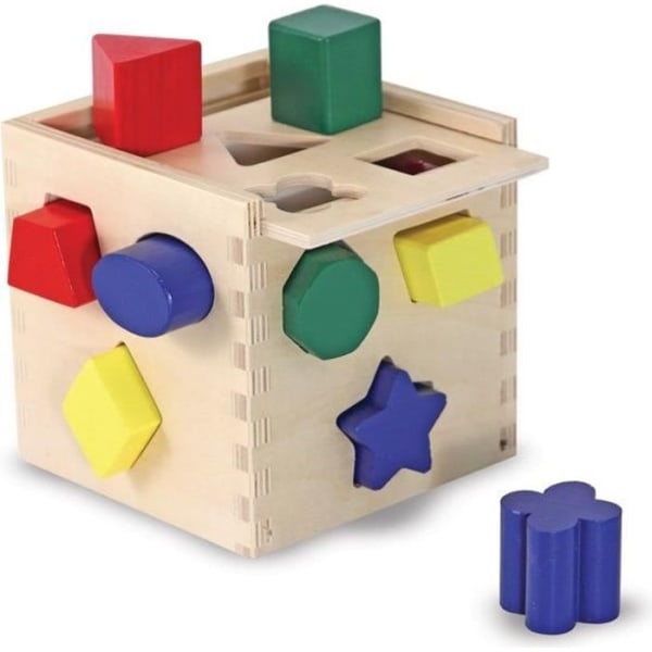MELISSA & DOUG Formsorteringskub Flerfärgad