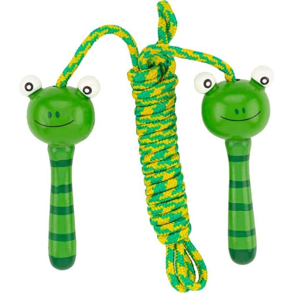 Ulysse Couleurs d'Enfance hopprep - Groda - 1166 - Utomhusspel för barn från 3 år och uppåt grönt och gult