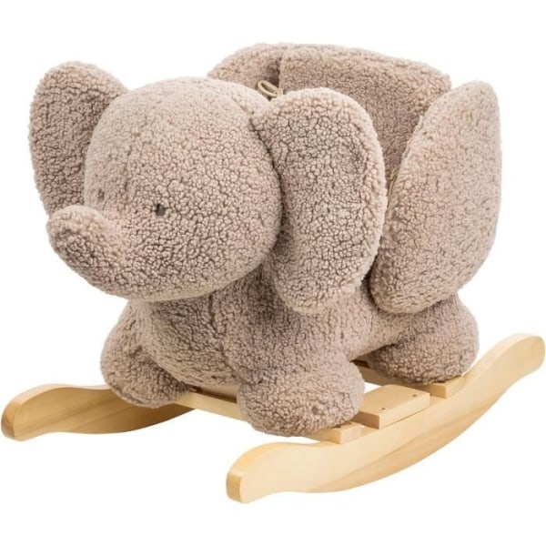 Rocker - NATTOU - Teddy the taupe elephant - Indoor - Mixed - 12 månader