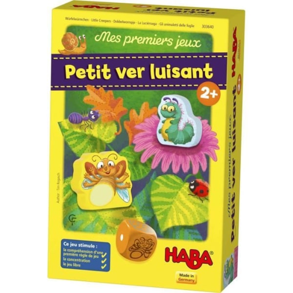 HABA - My First Games - Little Glowworm - 2 år och uppåt, 303640