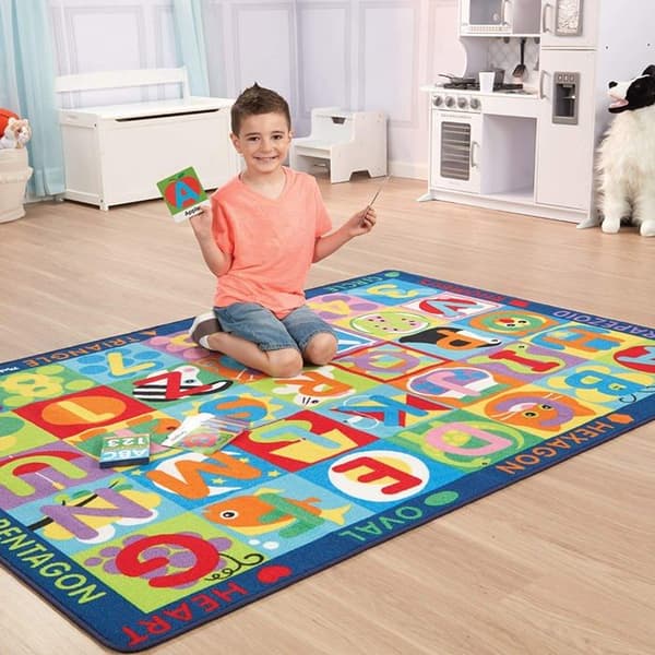 Melissa & Doug - Gigantisk ABC-123 tæppe Röd