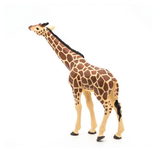 Papo - Figurer Giraffe med hævet hoved beige