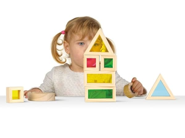 Cayro - Farvede blokke Beige