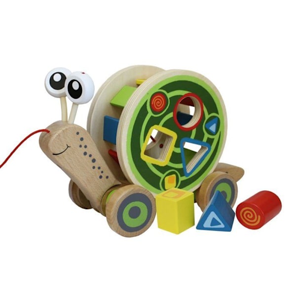 HAPE dragsnigel i lönn - Färgglad formspel - För barn från 12 månader Beige