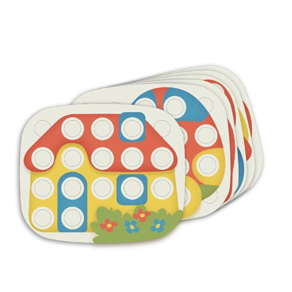 Quercetti - 84405 FantaColor Baby Play Organic; Opetuspeli ensimmäiselle ikään Beige