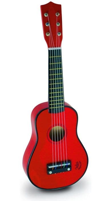 VILAC - Röd gitarr röd och svart