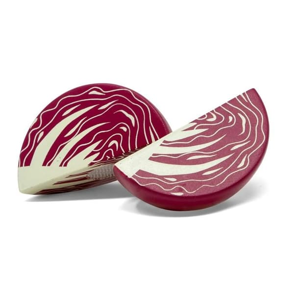 Mamamemo rød kål 4,5 x 3,5 cm lilla træ 2 stk. Violett