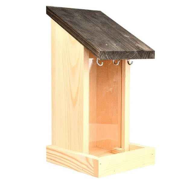 Ruokintasili - Esschert Design - Seinäsilo - Mänty - Musta - Ulkokäyttöön Svart