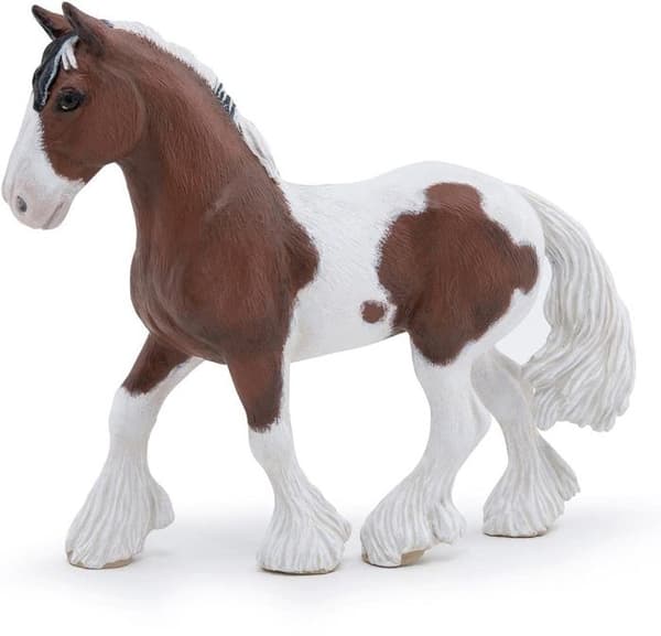 Figur - PAPO - Tinker Hoppe - Hvid - 15x4,5x12,5 cm - Til børn fra 3 år Vit