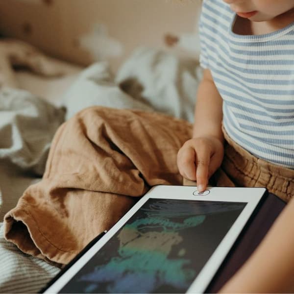 KIDYWOLF KIDYDRAW Mini Tegneplade - Temaet Der var engang - Uddannelsesmæssig - Fra 4 år Violett