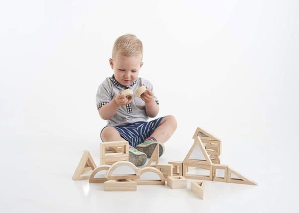 Spejlblok - TICKIT - 73378 - 24 stk. - Gummitræ - Enkel formgenkendelse