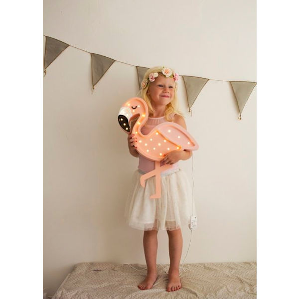 Little Lights - Pink Flamingo Night Light Rosa