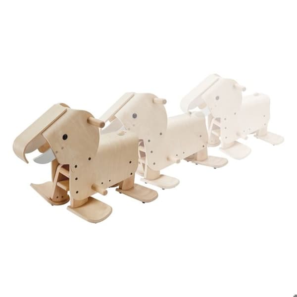 Plan Toys - Elefant til at gå - TROUSSELIER Beige