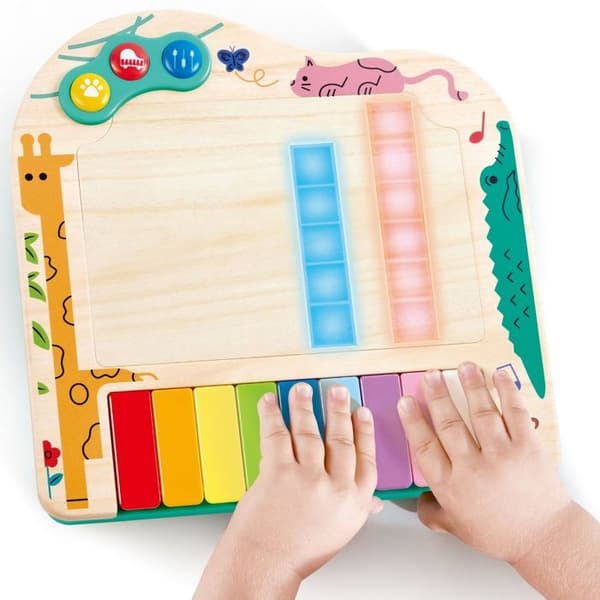- Pixel piano Franska Flerfärgad