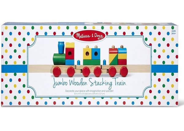 Melissa & Doug - Suuri puujuna Blå