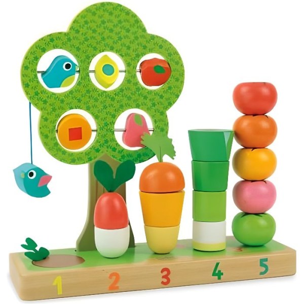 Tidig inlärningsspel - VILAC - Jag lär mig att räkna grönsaker - Baby - 1 spelare eller fler - 10 min