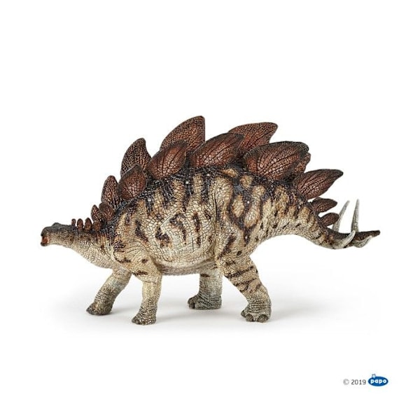 Pieni dinosaurus - PAPO - Stegosaurus - Lapsi - Ruskea - Sisätilat Enfärgad