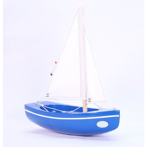 Maison Tirot - Laiva Le Sloop bleu 21cm - TIROT Blå