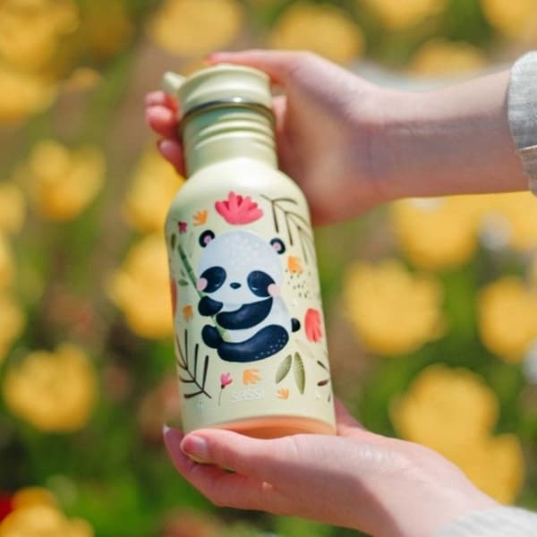 Sassi Junior - Gnummy-panda 500 ml:n teräksinen pullo