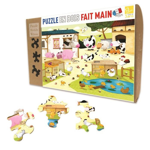 Puzzle Michèle Wilson - Olavi Huetten tila - WILSON PELIT Flerfärgad