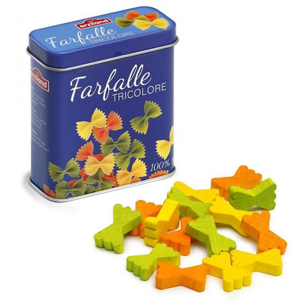 Erzi - Farfalle-pasta laatikko Blå