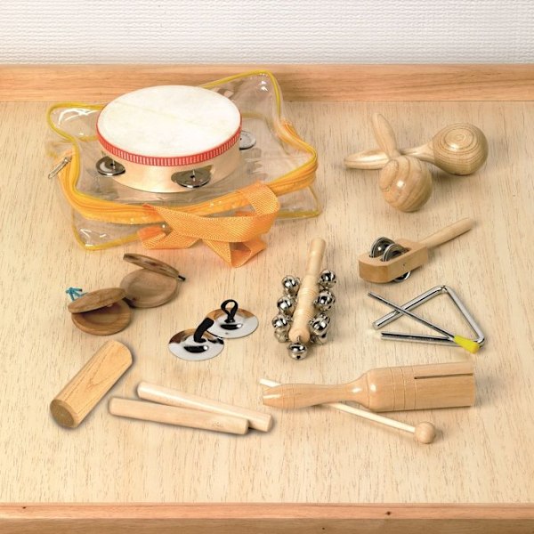 TickiT - 10 kappaleen lyömäsoitinsetti - COMMOTION Beige