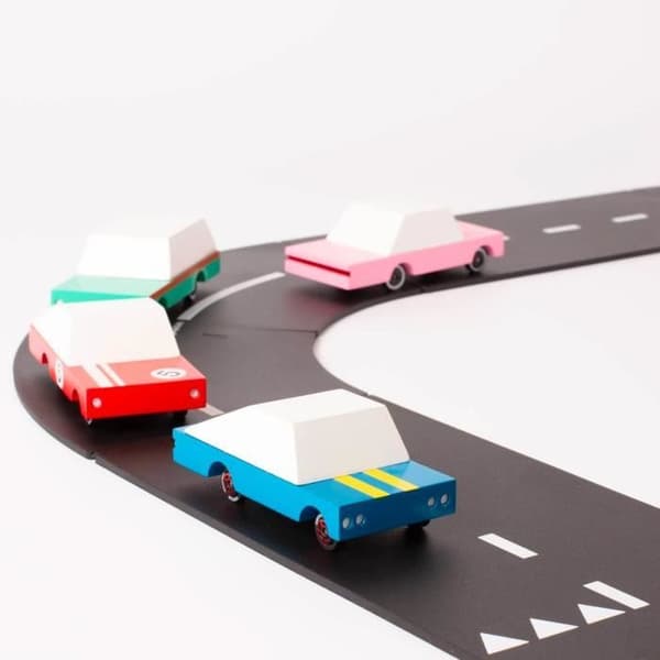 Rød Candycar træbil - Candylab - CandyCar model - Til børn og voksne Röd
