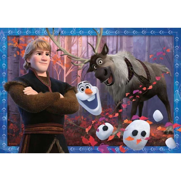 Frozen 2 Puzzle - Ravensburger - 2x24 bitar - För barn från 4 år och uppåt Blå