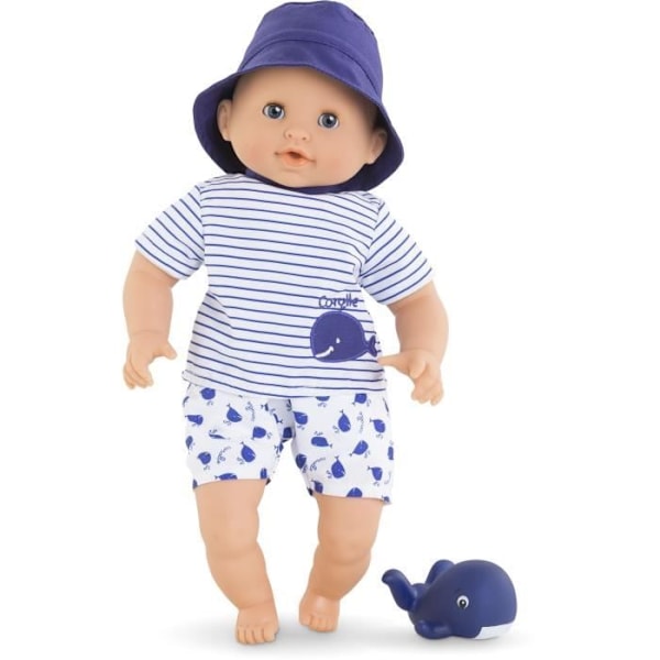 'Mon Premier Poupon COROLLE - Bébé Bain Marin - 30cm - Dès 18 mois' in Finnish is: 'Ensimmäinen nukke COROLLE - Meri vauva - 30 cm - Alkaen 18 kuukau