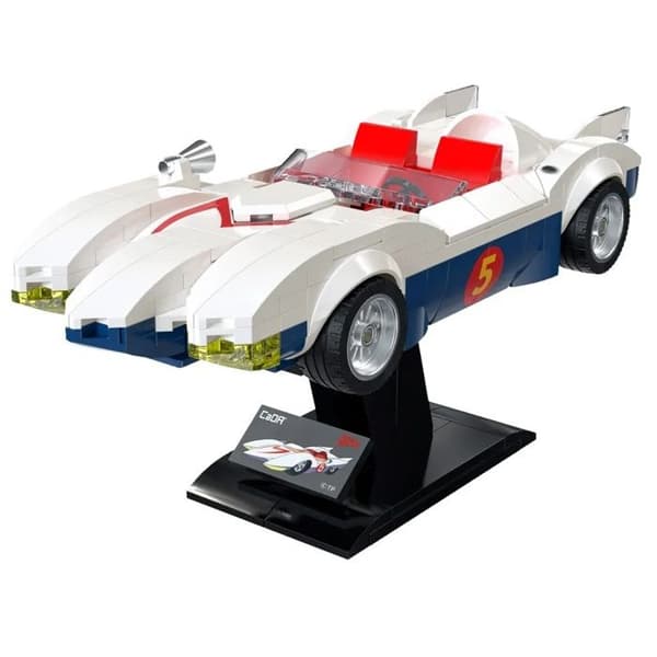 CaDA - Speed Racer Mach 5 Bil 294 dele - TOOPIZ Vit