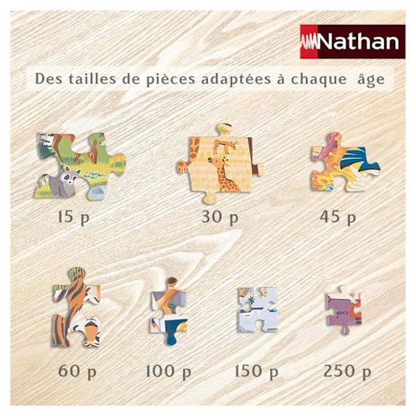 Disney 100 palanappaa - NATHAN - Suuri perhe - Animaatiot ja sarjakuvat - 36x26 cm Flerfärgad