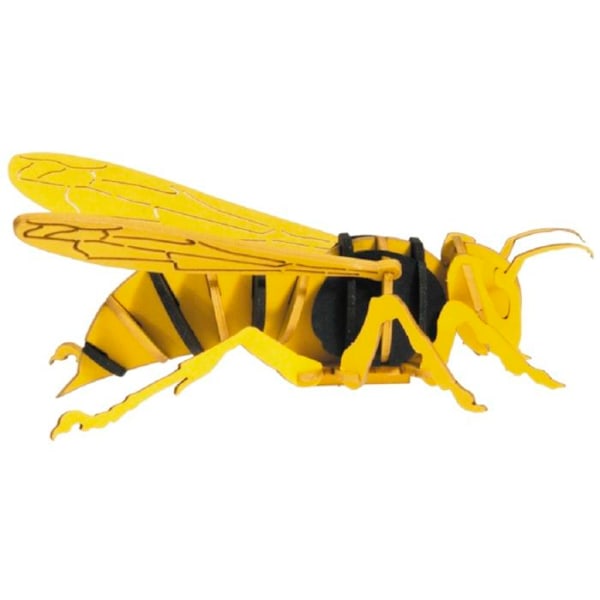 Fridolin - 3D-modell i papper Frelon Gul