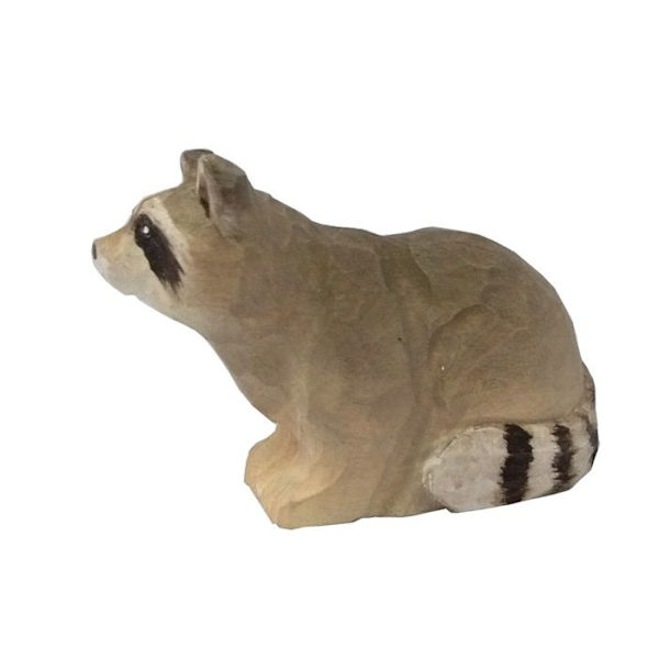 Wudimals - Raccoon Figure - K-PLAY Grå