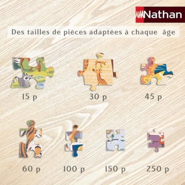 Nathan Pussel - 45 bitars pussel - Bluey - Tecknade serier och serier - Barn - Från 5 år
