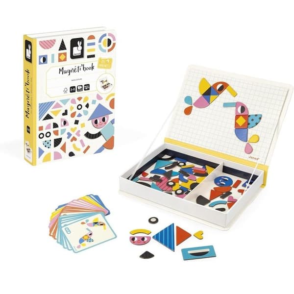 "Janod Magnéti Spel för Tidig Utveckling Moduloform" Gul