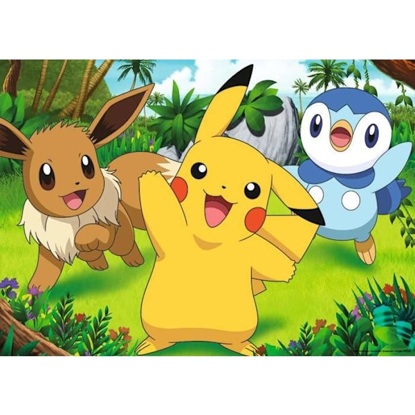 Puzzles 2x24p - pikachu ja hänen