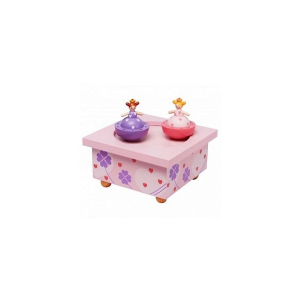 Princess and Frog speldosa i trä - BYXA - Rosa - Från 3 år - Blandat Rosa