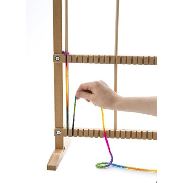 Melissa & Doug - Trävävstol Flerfärgad