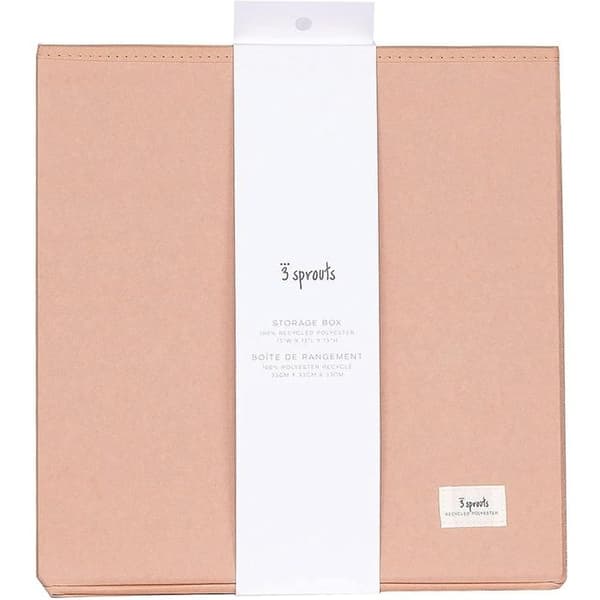 3 Sprouts - Enfärgad förvaringskub lera - ELEMENTS FOR KIDS Ros