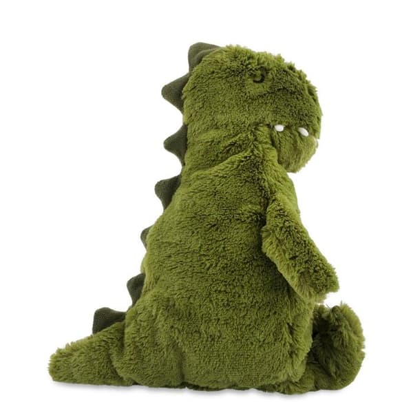 Pehmolelu - TRIXIE - Mr Dino - 25 cm - Luomupuuvilla & kierrätetty polyesteri - Vihreä Grön