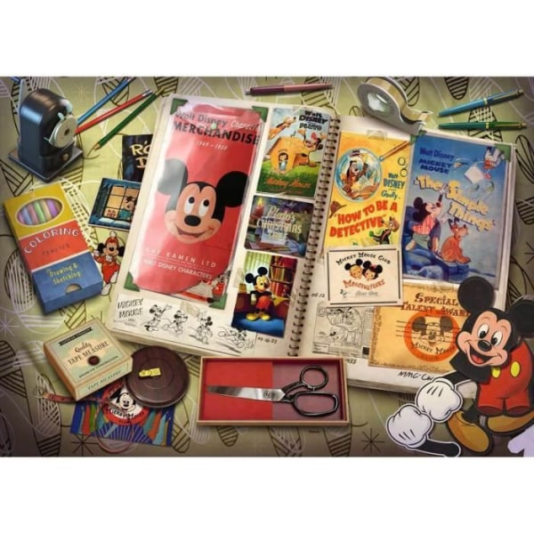 1000 bitars pussel: Disney: Mickey's Birthday 1950
