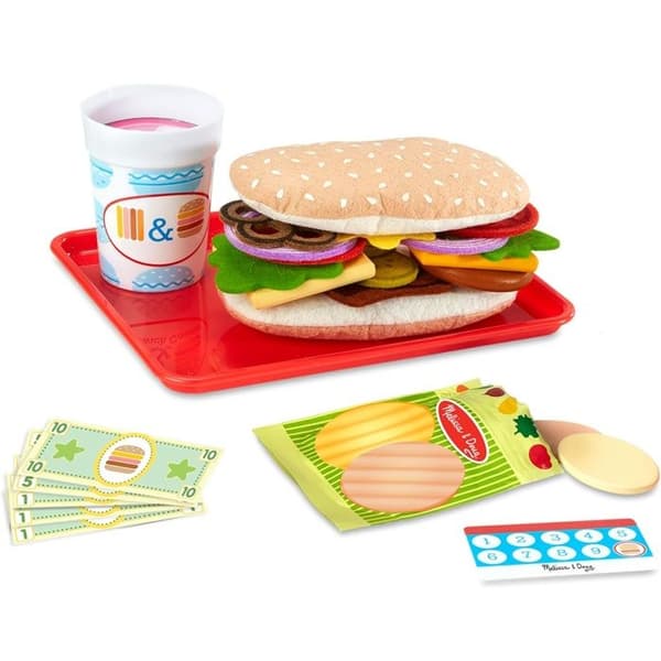 Melissa & Doug - Træ sandwichbar beige