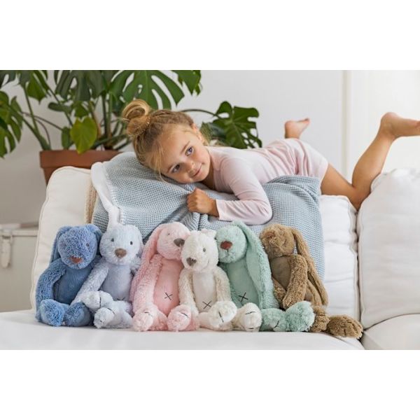 Mjuk leksak - HAPPY HORSE - Richie Rabbit 30 cm - Rosa - För baby - Inomhus Rosa