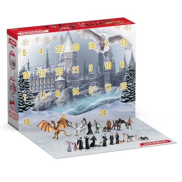 Harry Potter adventskalender, SCHLEICH 99175 Harry Potter® Flerfärgad